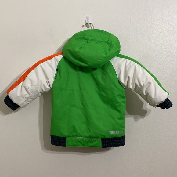 Obermeyer Boys Snow Winter Coat Size 2 Insulated Hooded Jacket Outdoor Kids - Picture 2 of 16
